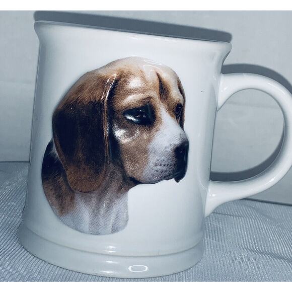 XPRES Best Friend Originals 3D Beagle Dog Coffee Mug Cup 12 oz 2002 Augello EUC - Picture 7 of 12